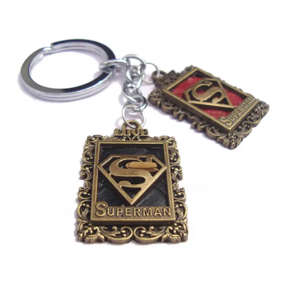 Superman Metal Keychain 2 in one