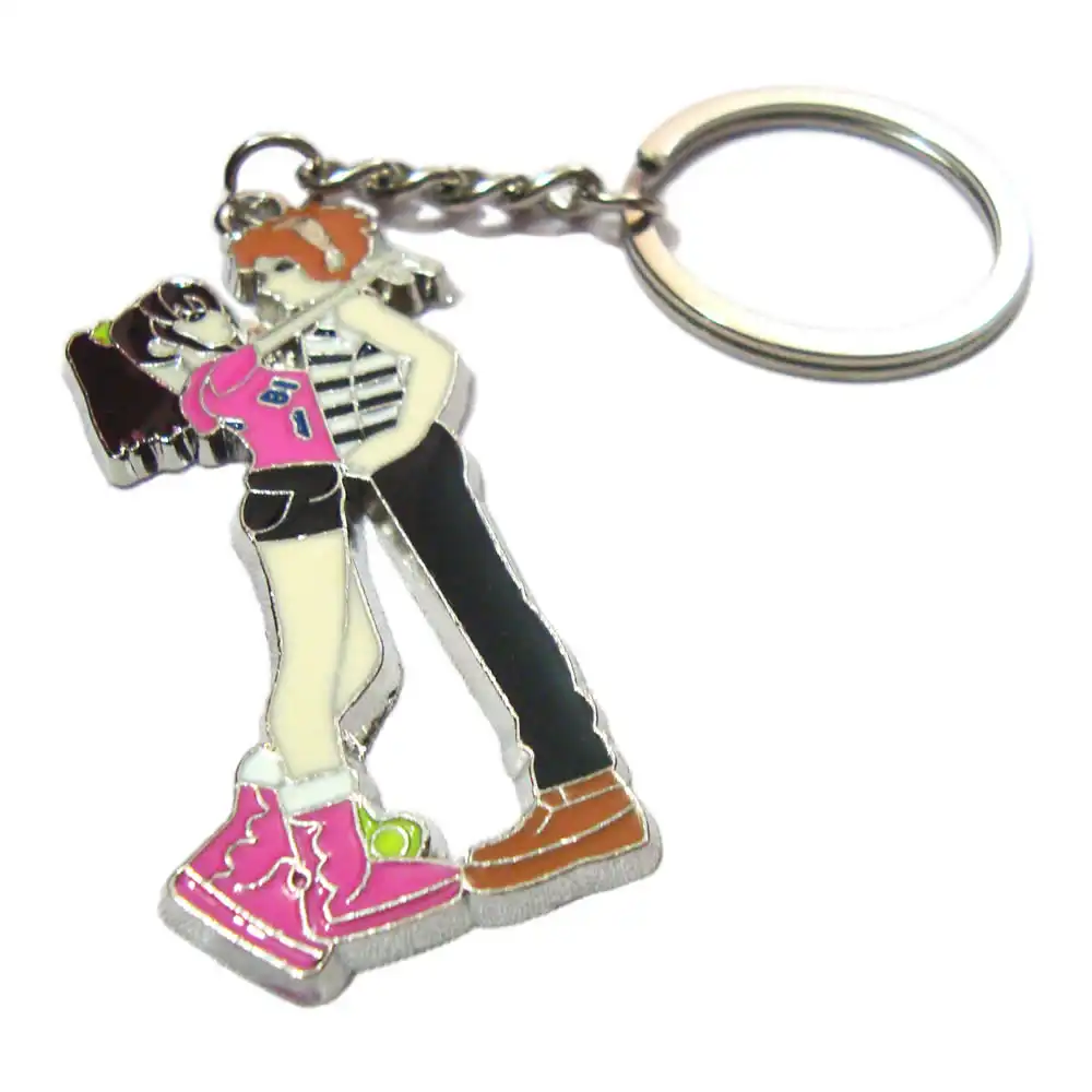 Romantic Couple Love Metal Keychain