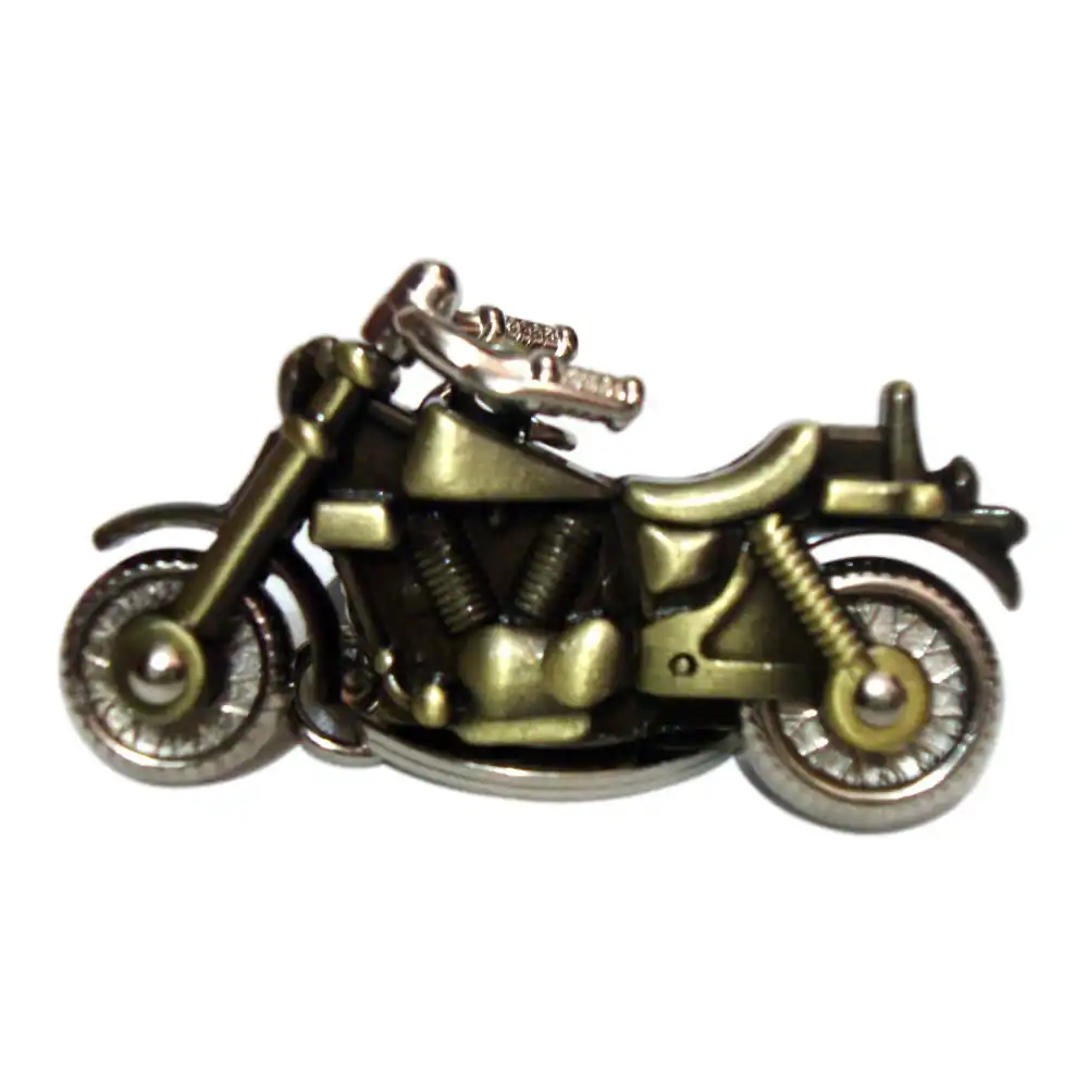 Trendy 3D Bike Metal Keychain