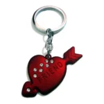 Heart Arrow & Diamond Shape Love Keychain 10