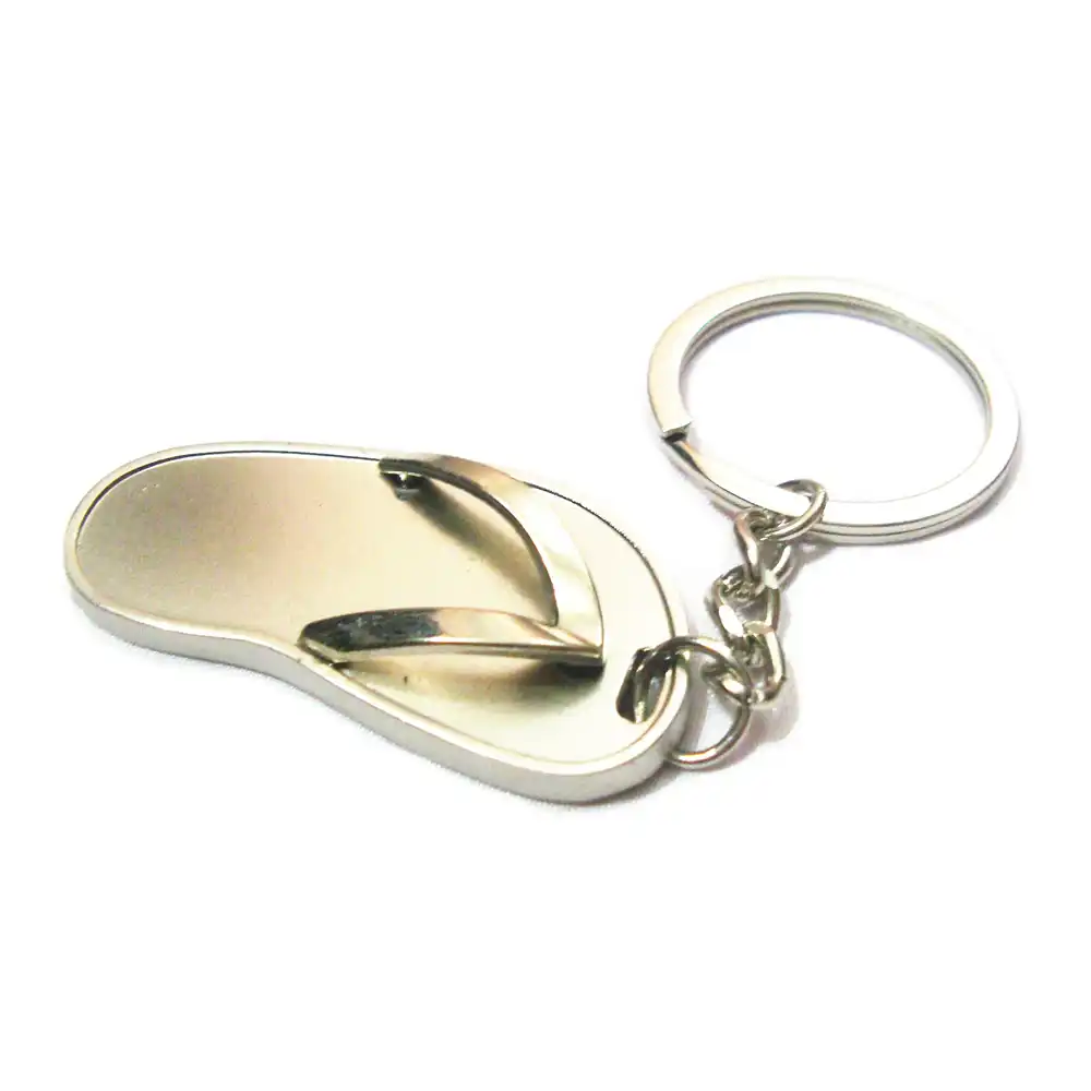 Slippers Flip Flop Metallic Keychain 11