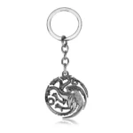 Game of Thrones House Targarye Blood & fire 3D Metal Keychain 10