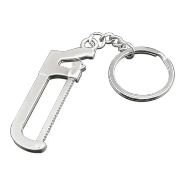 Zinc Alloy Silver Plated Mini Drill Tools Keychain 6
