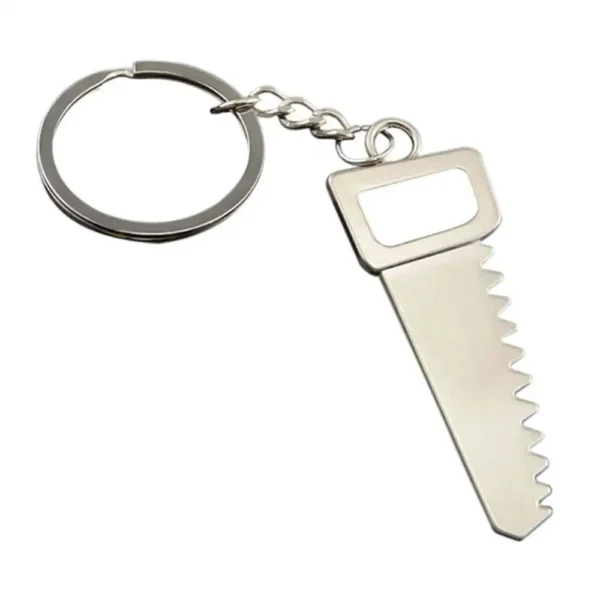 Zinc Alloy Silver Plated Mini Hammer Tools Keychain 6