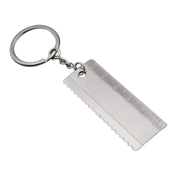 Zinc Alloy Silver Plated Mini Shovel Tools Keychain 5