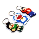 Doremon and friends Rubber Keychain 14
