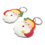 2pcs Christmas Santa Claus Keychain 13