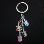Eeny Guitar Metal Keychain 12