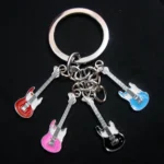 Meeny Guitar Metal Keychain 11