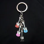 Meeny Guitar Metal Keychain 12
