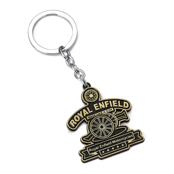 Royal Enfield Made Like A Gun Metal Keychain 13