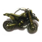 3D Bike Shape Brass Metal Keychain 11