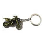 3D Bike Shape Brass Metal Keychain 12
