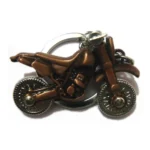 3D Bike Shape Copper Metal Keychain 11