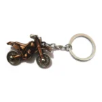 3D Bike Shape Copper Metal Keychain 12