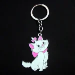 Cute Lovely Cat Metal Keychain 14