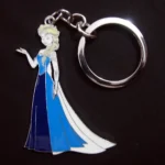 Princess Single Side Embossed Metal Keychain 11