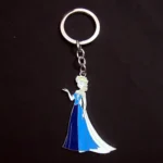 Princess Single Side Embossed Metal Keychain 12