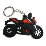 Duke Single Sided Soft Rubber Bike Keychain 9
