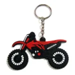 Honda Single Sided Soft Rubber Bike Keychain 10
