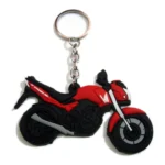 Honda Unicorn Single Sided Soft Rubber Bike Keychain 10