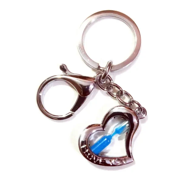 Dolphin Love Heart Shape Couple Keychain 6