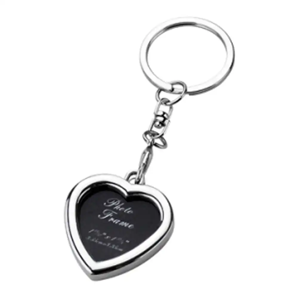 Heart Shape Photo Frame Keychain