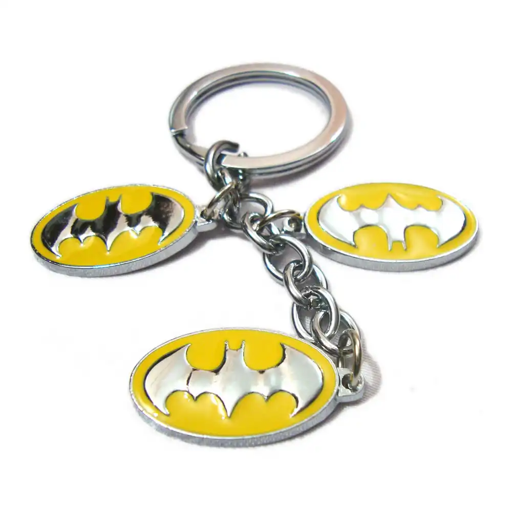 Three In One Bat Shape Metal Keychain 11