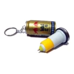 Can Red Bull Shape Portable Ballpoint Pen Fancy Keychain 13