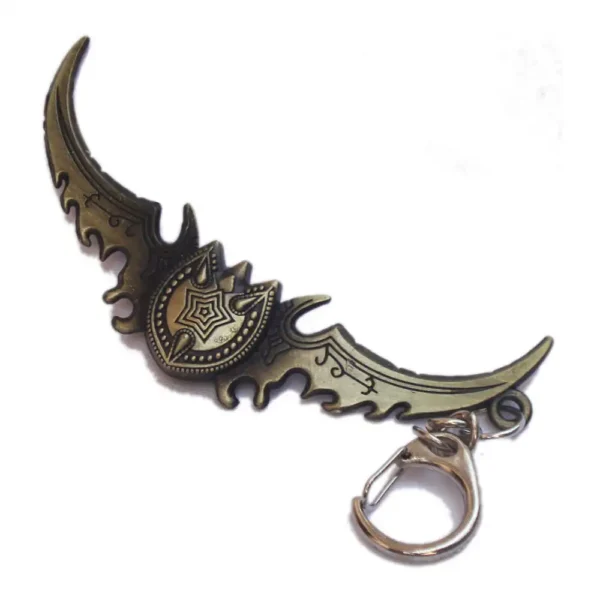League of Legends Falchion Guan Yu The Barbarian King Tryndamere Weapon Keychain 5