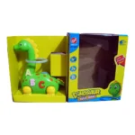 Dinosaur Toy Battery Operated Funny Green Hula Hoop Bump & Go with Light & Sound 9
