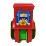 Red Toy Train Dominoes Building Blocks Electric Musical Engine 18
